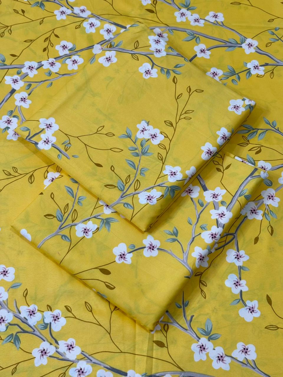 FLORAL PRINTED 2pc(H-0015)