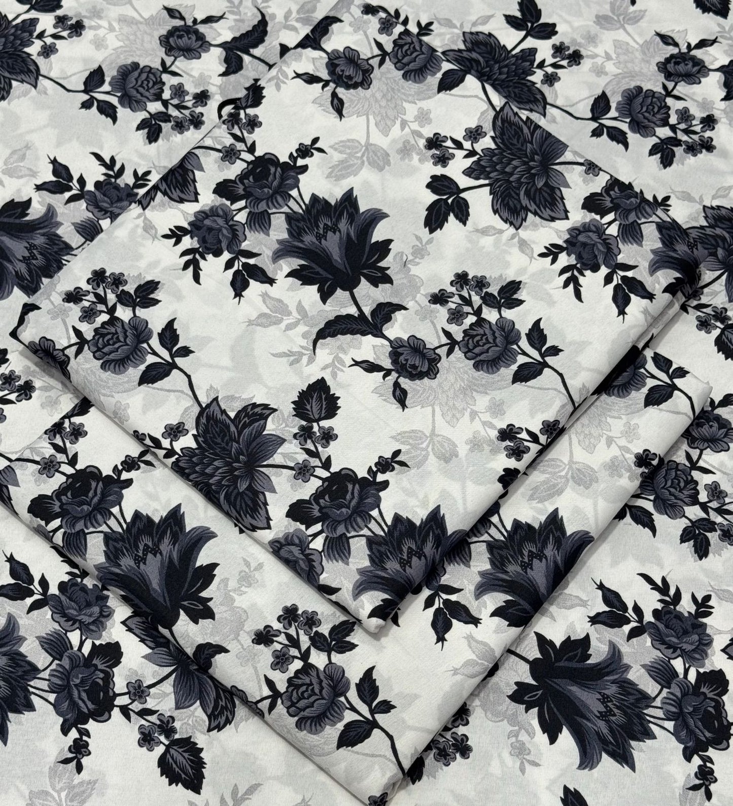 FLORAL PRINTED 2pc(H-0011)
