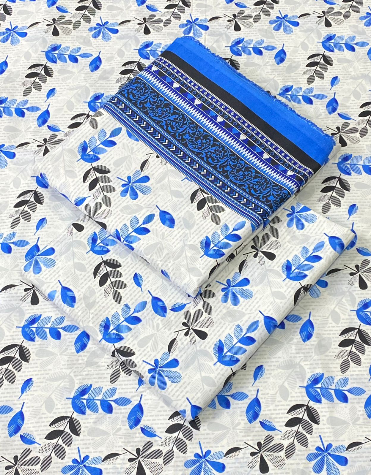 FLORAL PRINTED 2pc(H-0019)