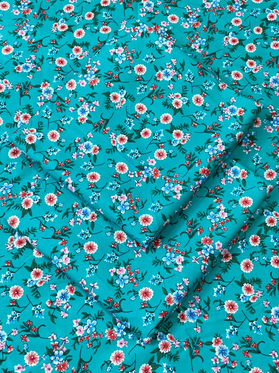 FLORAL PRINTED 2pc(H-0018)