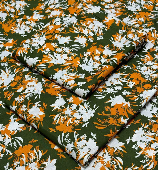FLORAL PRINTED 2pc(H-0006)