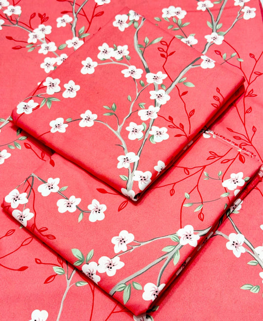 FLORAL PRINTED 2pc(H-0002)