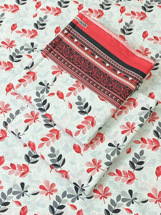 FLORAL PRINTED 2pc(H-0016)